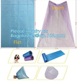 Biodegradable cleaning garbage box pet dog waste bags with dispenser and leash clip for traveling and walking, bagease