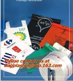 Vest Handle Sealing bags, Handle bags, Degradable T-shirt bag,biodegardable t-shirt bag