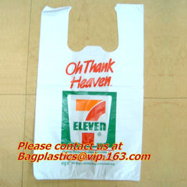 100% Biodegradable and Compostable, T-shirt Bags, EN13432 Certificate, green bags, bio bag