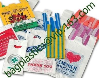 Thank You T-Shirt Bags (350 Count), Plastic - Bulk Shopping Bags, Restaurant Bag - T-Shirt Plastic Bags in Bulk - (11.5"