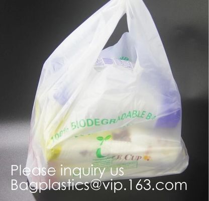 GREEN Biodegradable & Compostable Pack of 75 Lexington Corn Starch Carry Bags,100% biodegradable and compostable grocery