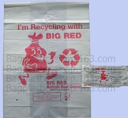 Compostable Charity Donation Collection bags, collection sacks, Donation sacks, Charity Fund bags, Donating Clothes, sho