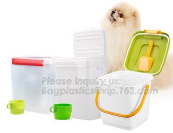 China Supply Pet Product Ceramic Dog Food Storage Container, Airtight Plastic Food Storage Container, Storage Barrel Pet