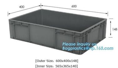 Multi-purpose Euro logistics plastic box ; Plastic turnover box, pp corrugated sheet Box plastic transport box turnover