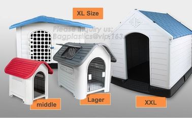 Hot Selling Plastic Dog House Pet House, Easy Assembly Plastic Dog House/ Plastic Dog Cage/ Plastic Pet House, bagplasti