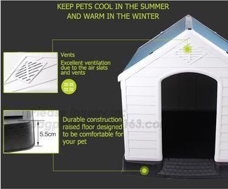 Hot Selling Plastic Dog House Pet House, Easy Assembly Plastic Dog House/ Plastic Dog Cage/ Plastic Pet House, bagplasti