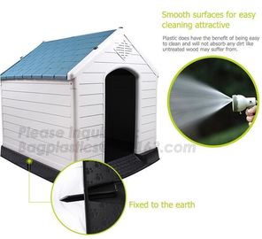 Hot Selling Plastic Dog House Pet House, Easy Assembly Plastic Dog House/ Plastic Dog Cage/ Plastic Pet House, bagplasti