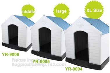 Outdoor Large Plastic Dog House For Large Breed Dog, Plastic Dog Transport House & Box & Cage, Fashion big dog apartment