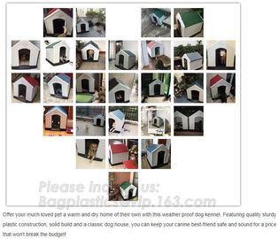 Outdoor Large Plastic Dog House For Large Breed Dog, Plastic Dog Transport House & Box & Cage, Fashion big dog apartment