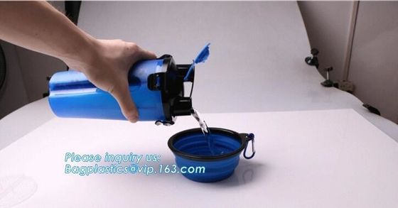 Dog Water Bottle for Walking, Outdoor Portable Pet Travel Bottle, Water Filtration & Antibacterial Dogs Cats Drinking Wa