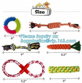 DOG ACCESSORIES, DOG ROPE ROY SET, COTTON ROPE, DOG BITE, MADE UP NON-TOXIC COTTON, RESISTANCE TO BITE MATERIALS, WHOOBE