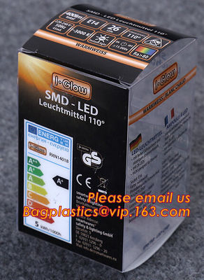 Custom transparent plastic packaging box for cell phone accessories & packaging plastic box for phone