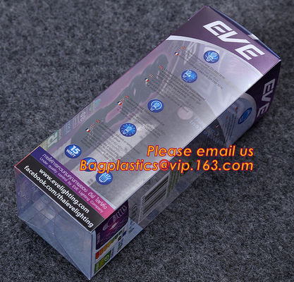 Custom transparent plastic packaging box for cell phone accessories & packaging plastic box for phone