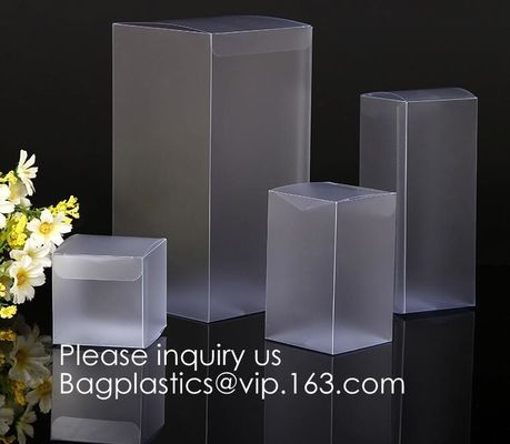 pvc box Clear PVC box with foil stamping  Alternatives to acrylic box pvc box Clear PVC box & offset printing  Alternati