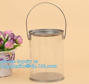 100ml pet clear plastic can,fruit candy tin container jars with aluminum lid,1 gallon clear paint can size bagease pack