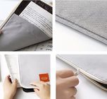 OEM shopping tote color zipper lunch Customized file canvas bag,Recycled canvas cotton bag promotional hanging file tote