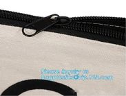 Professional Cosmetic Bag Canvas Zipper Pouch Wholesale, Private Label Makeup Bag, Canvas Bag with Zipper bagplastics