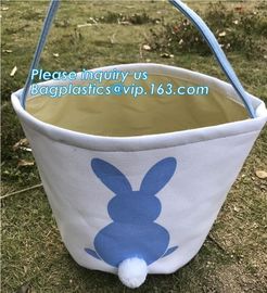 Rabbit canvas basket, Promotion Custom logo slogan Cheap Shopping 8oz 10oz original plain Cotton Canvas bag bagease pack