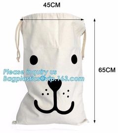 Wholesale promotional eco friendly custom printed logo plain canvas drawstring bag cotton shoe bag personalized canvas