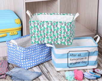 Custom Mini Folding Collapsible Storage Canvas Laundry Basket,Baby toy storage canvas folding storage basket, bagease