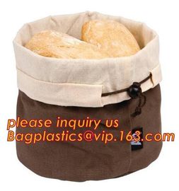 Fashion Logo Printed Cotton Bread Bag,quality eco 100% cotton bread bag,cotton flannel bread bag drawstring,bakery food