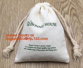 Shopping Cotton Drawstring Bag For Packaging,Eco-friendly quality custom jute and cotton line drawstring bags small musl