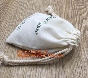 Shopping Cotton Drawstring Bag For Packaging,Eco-friendly quality custom jute and cotton line drawstring bags small musl