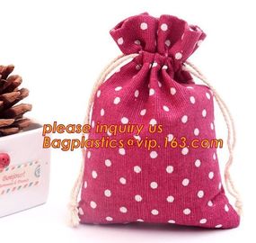 Small Boutiques Packaging Christmas Canvas Cotton Drawstring Bag For Gift,Market String Net Bag Kitchen Fruits Vegetable