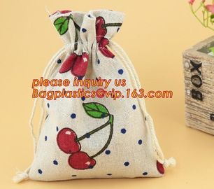 Wholesale Custom logo printed small 100% organic cotton muslin drawstring gift jewelry bag for sale,Personalized Colorfu