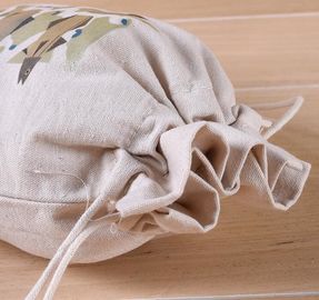 organic Zero Waste Eco-Friendly Natural & Healthy Organic Cotton Drawstring Net Bag for Grocery Shopping Storage Set