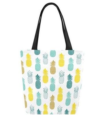 Wholesale white and black plain cotton canvas handles black canvas tote bag,blank natural cotton canvas bag without logo