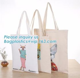 Lady Fashion Cotton Canvas Bag Rope Handle Tote Shopping Bag for Girls,printed rope handle cotton canvas tote bag bageas