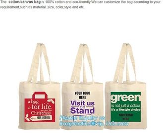 Recycled Rough rope handle cotton canvas tote bag with logo,Canvas Bag Long Handle Tote Shopper Calico Cotton Canvas Sho