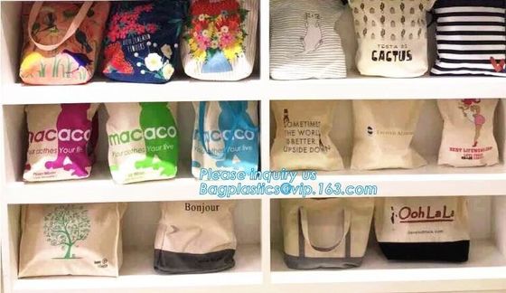 Natural Handled Muslin Cotton Tote Bag For Packaging,handled style shopping cotton bag, custom eco cotton bag bagease