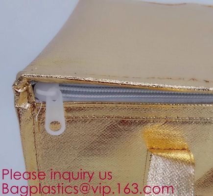 Waterproof cooler bags vehicle Insulation Cool Bag Meal Package Take-Away Lunch box Ice Pack food storage bags bagease