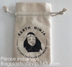 Reinforced Stitching & Easy Closure Cotton Drawstring Pouches | Perfect for Party Favors & Gifts,Thank You Gifts promoti