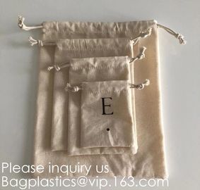 Cotton Reusable Grocery Bags, Produce Bags, Jewelry Pouch, Muslin Brewing bags, Linen Sachet bags, Spice bags, Christmas