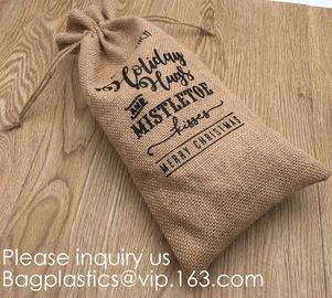 Colorful Burlap Bag Drawstring Gift Bags Jute Bag Hessian Linen Sacks Jewelry Pouches for Wedding Party Favors Candies D