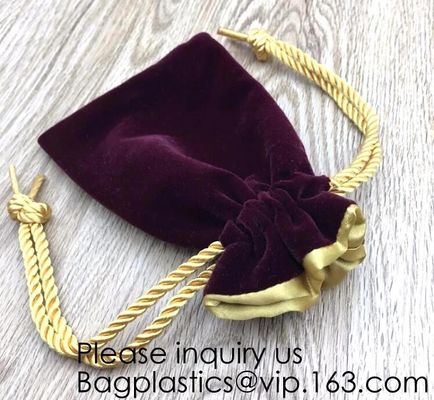 Velvet Drawstring Bags Wedding Gift Bags Velvet Cloth Jewelry Pouches,Treat Bag For Gift Hair Dryer Hotel Storage Bag