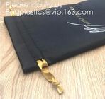 Black Satin Drawstring Bag With Gold Printing And Ribbon, Various Color Thick Matt Satin Dust Bag,Small Silver Satin Dra