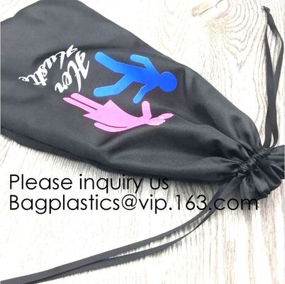 Satin Gift Bag For Gym,Low MOQ Customized Logo Size Satin Drawstring Bag,Drawstring Pouch For Cosmetic, bagease package