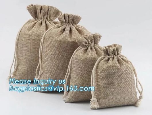 drawstring jute bag burlap shopping bag new style small colorful plaid drawstring bag,Personalised small hemp jute draws