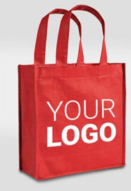 Custom Logo Printed Eco Friendly Tote Shopping Carry Fabric PP Laminated Recyclable Non Woven Bag, Promotional PP Non Wo