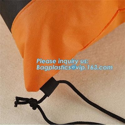Custom made printed non woven fabric drawstring shoe dust carrier bag with logo/wholesale nonwoven cheap carry travel sh