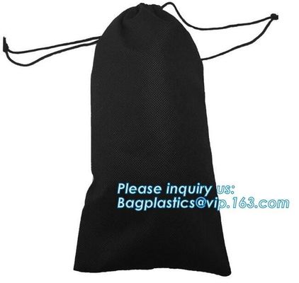 Customized non woven drawstring bags， digital full color printing non woven drawstring bag for promotional event bagease