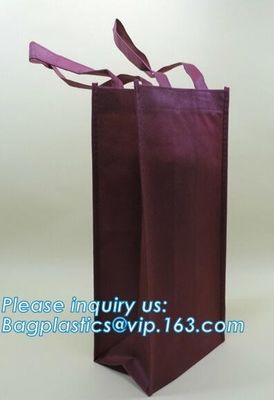 Cheap Custom Logo Non Woven Shopping Bag PP Tote Gift Bags Price Laminated Non-Woven Fabric Drawstring Bags, bagplastics