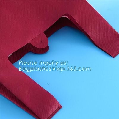 Custom print logo go supermarket foldable recyclable non woven bag, laminated recycled RPET non woven bag Rpet tote non