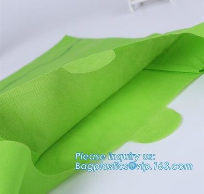 Factory recyclable laminated non woven bag big size shopping with heat transfer printing pp non woven fabric carry bag