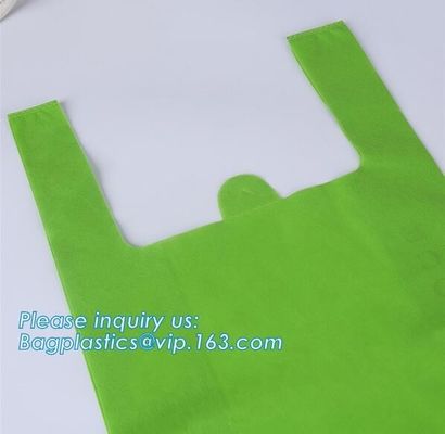 Factory recyclable laminated non woven bag big size shopping with heat transfer printing pp non woven fabric carry bag