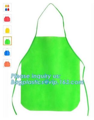 fabric apron, texitile apron, woven apron, children apron, non woven cap, noon woven aprons, aprons supplies, bakery apr